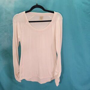 Calia By Carrie Underwood Womens Small White Long Sleeve Top